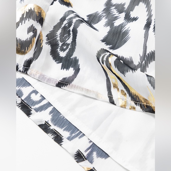 Muliticolor Boho Flower Print Casual Blouse Bohemian Top - Picture 11 of 13